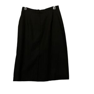 Vintage Black Knee-Length Pencil Skirt Women's Size 12